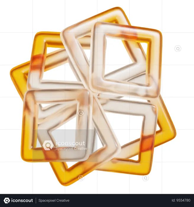 Abstract Shapes  3D Icon