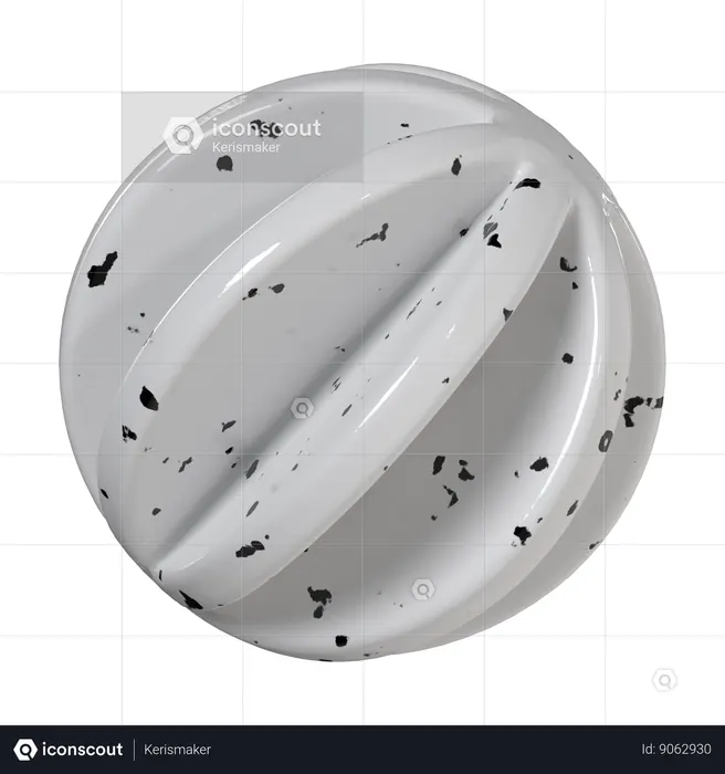 Abstract Sphere Marble  3D Icon
