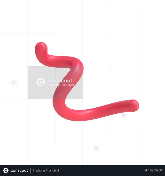 Abstract Spiral  3D Icon