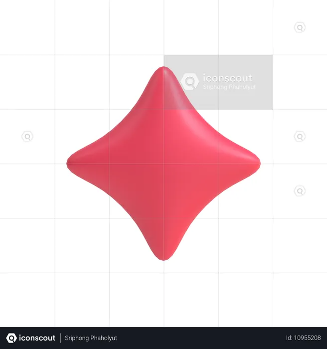 Abstract Star  3D Icon