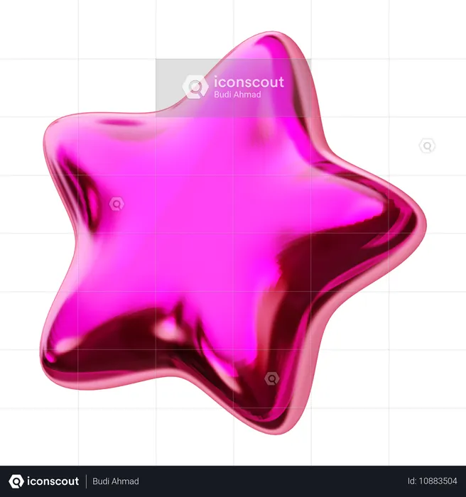 Abstract Star  3D Icon