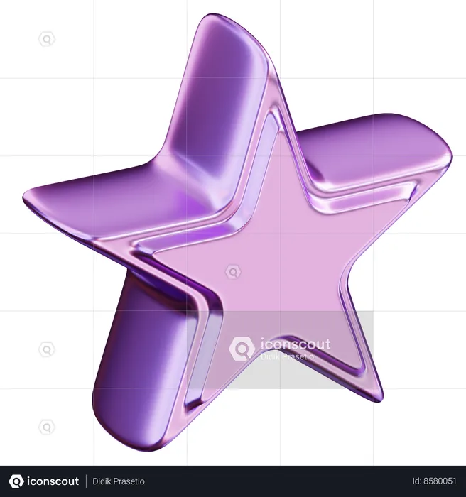 Abstract Star  3D Icon