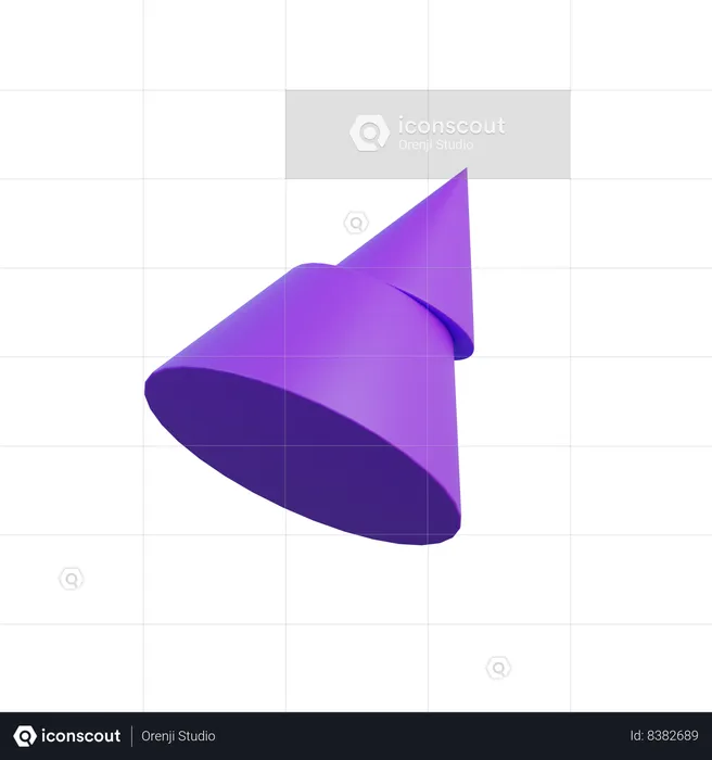 Abstract Tactile Cone  3D Icon