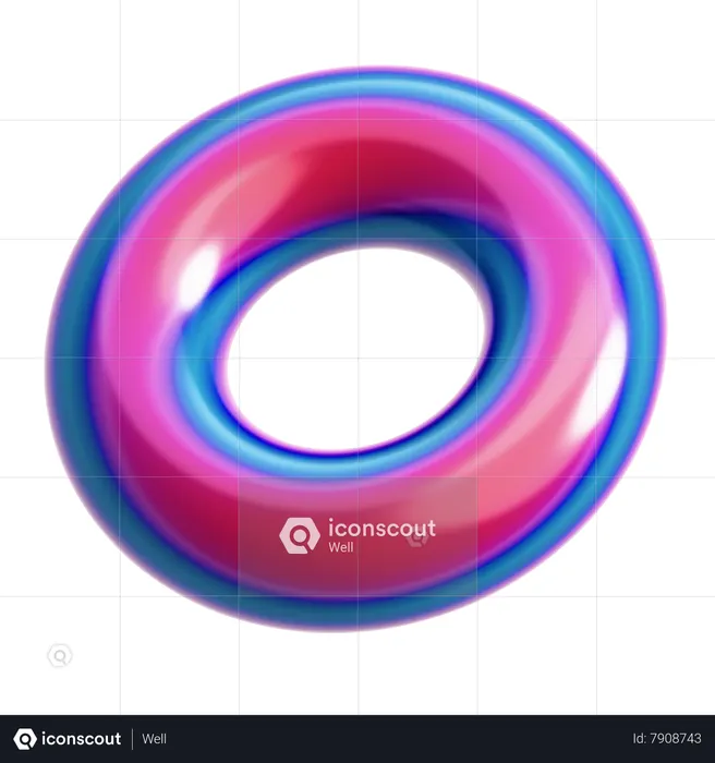 Abstract Torus  3D Icon