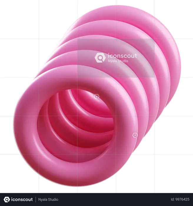 Abstract Torus  3D Icon