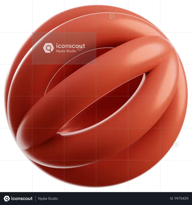 Abstract Torus  3D Icon