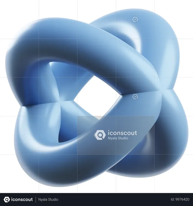 Abstract Torus  3D Icon