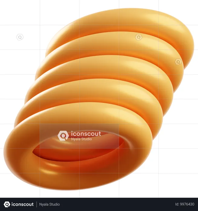 Abstrakter Torus  3D Icon