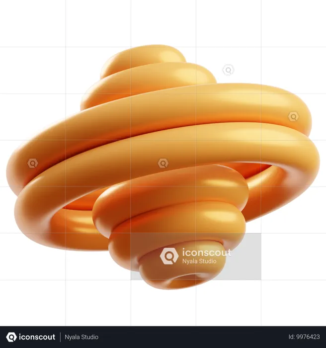 Abstrakter Torus  3D Icon