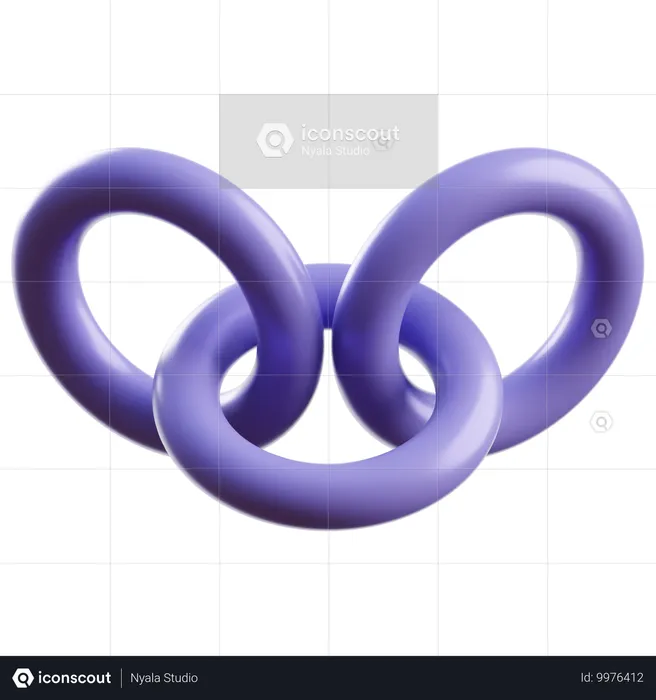 Abstrakter Torus  3D Icon