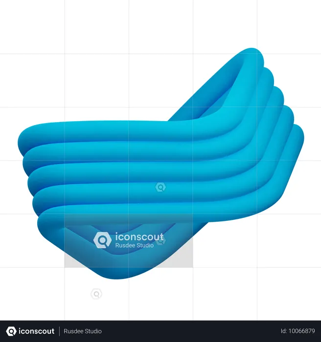 Abstrakte Form  3D Icon