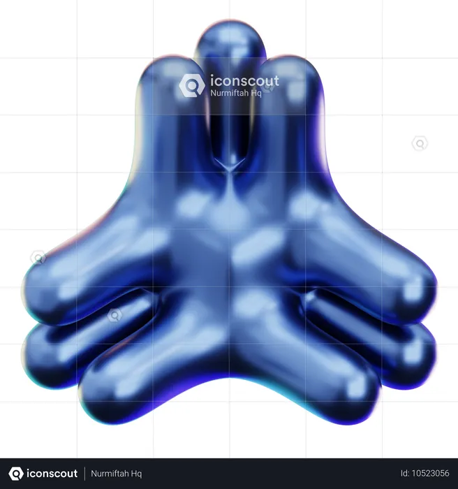 Abstrakte Form  3D Icon