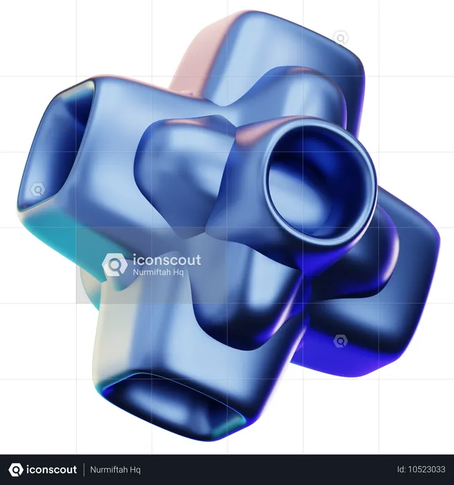 Abstrakte Form  3D Icon