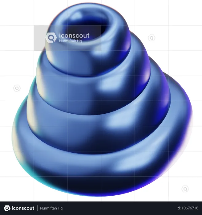 Abstrakte Form  3D Icon