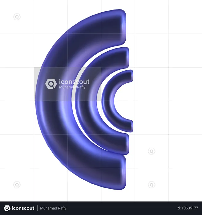 Abstrakte Form  3D Icon