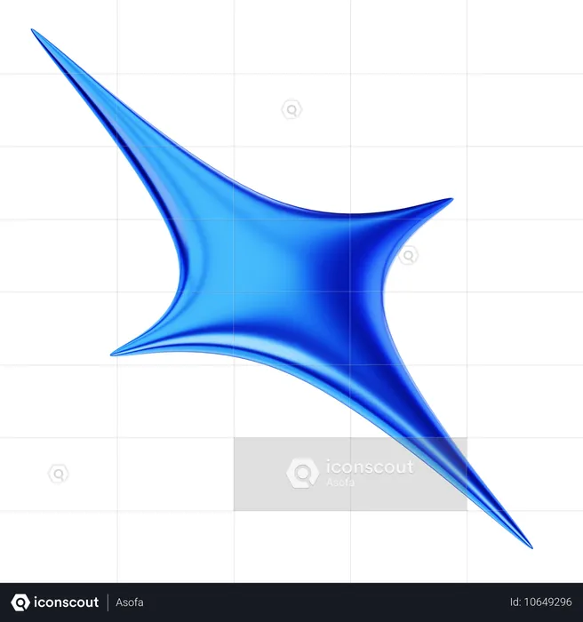 Abstrakte Form  3D Icon