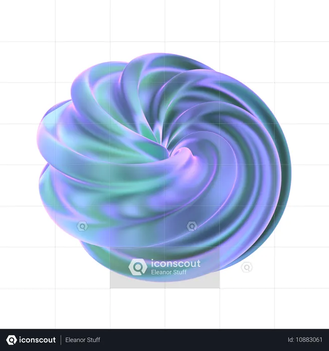 Abstrakte Form  3D Icon