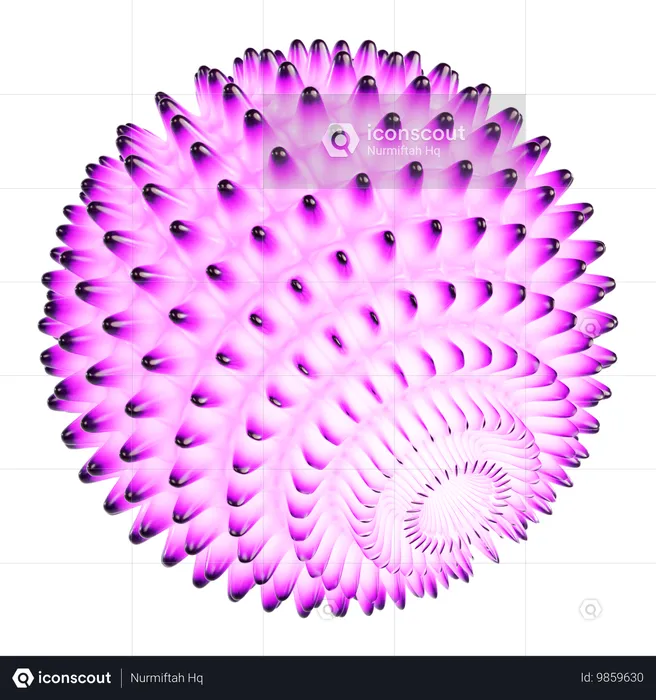 Abstrakte kosmische Sphäre  3D Icon