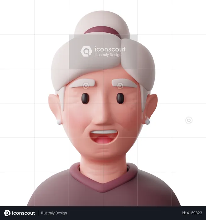 Abuela  3D Icon