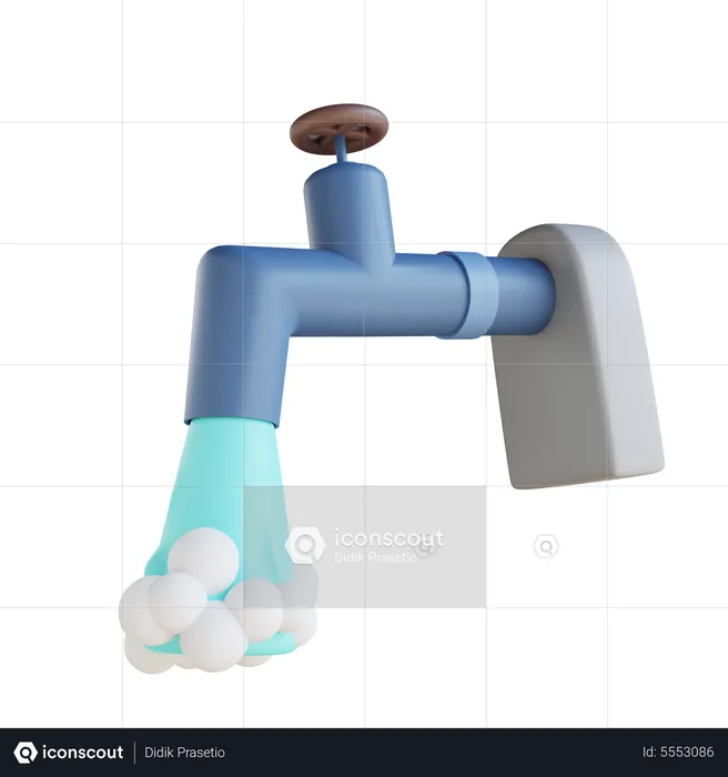 Abwasser  3D Illustration