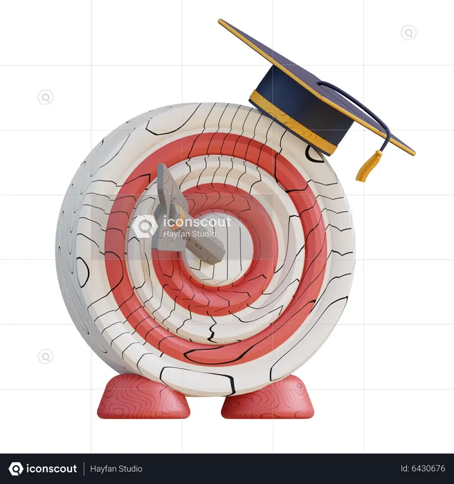 Academic Goal  3D Icon