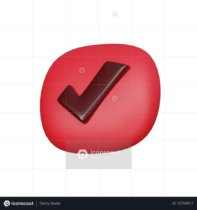 Accept  3D Icon