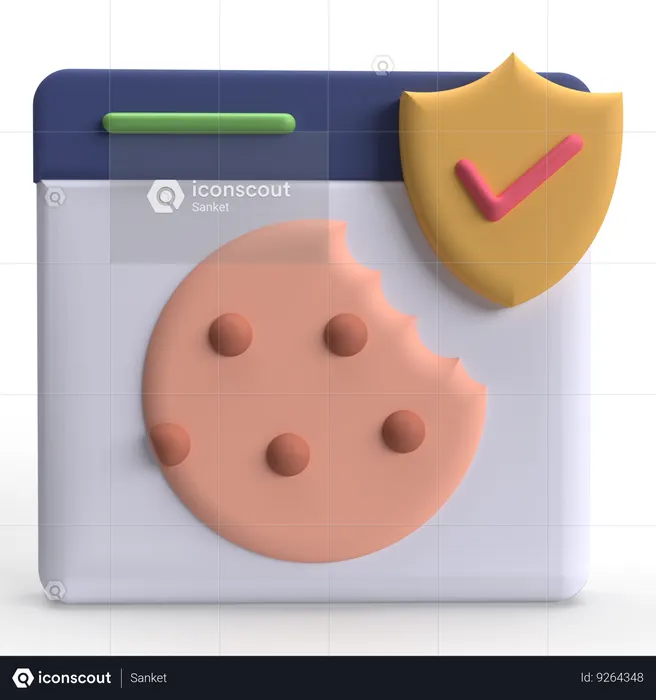Accept Cookies  3D Icon