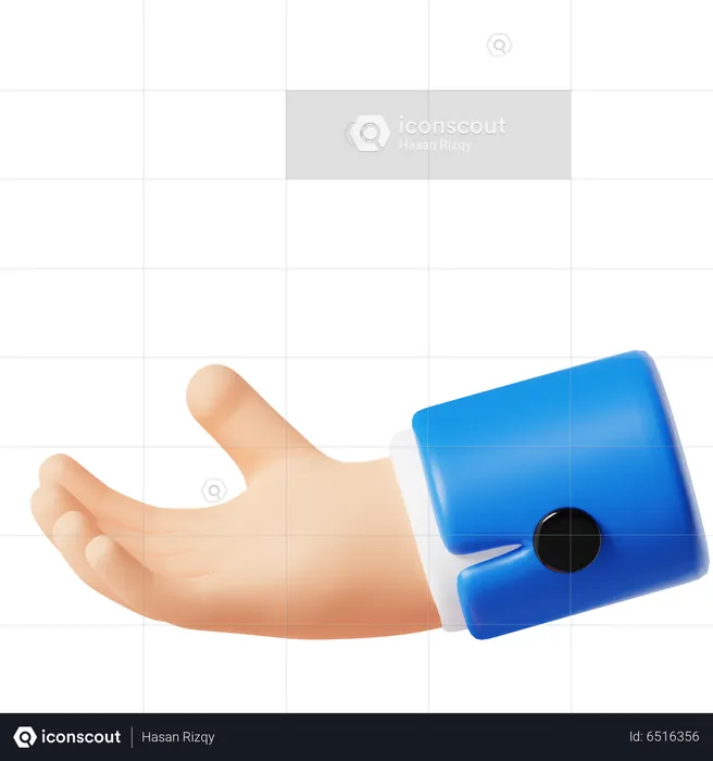 Accept Hand Gesture  3D Icon