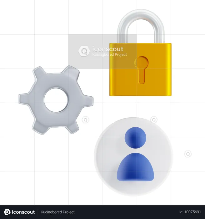 Access Control  3D Icon