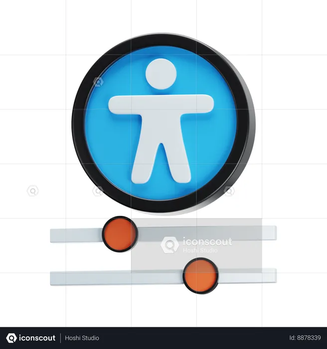 Accessibility  3D Icon