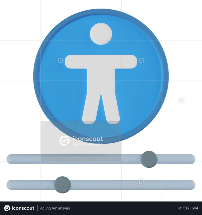 Accessibility  3D Icon