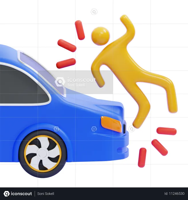 Accident  3D Icon