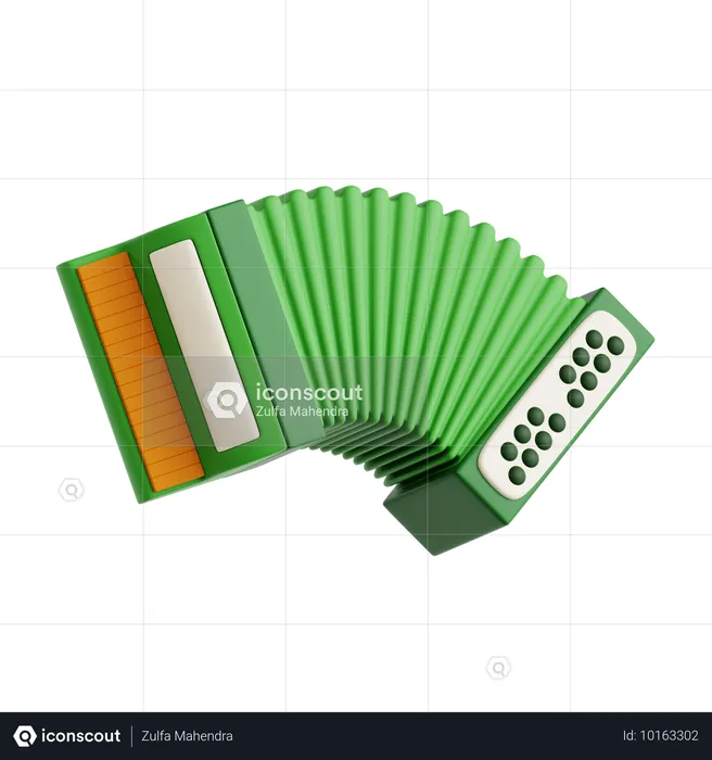 Accordéon  3D Icon