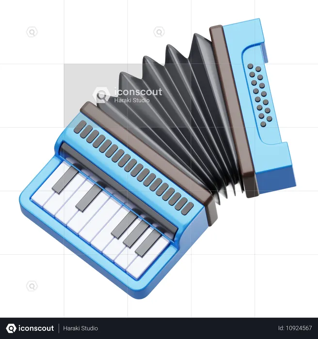 Accordéon gratuit  3D Icon