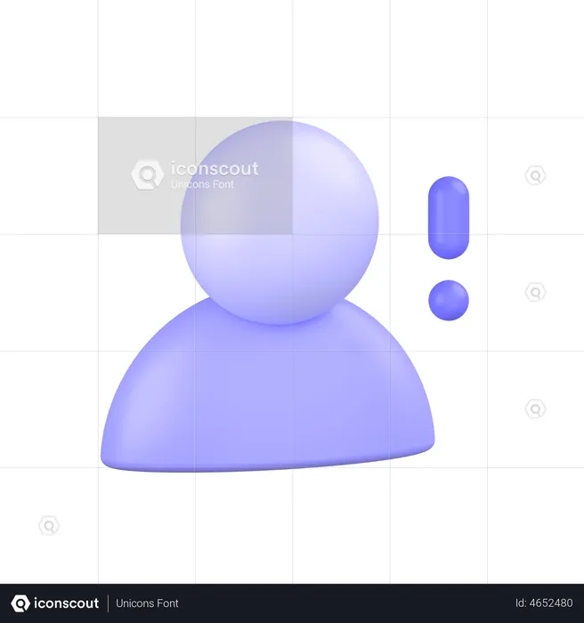 계정 정보  3D Icon