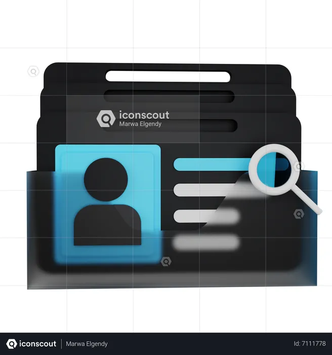 Account Information  3D Icon