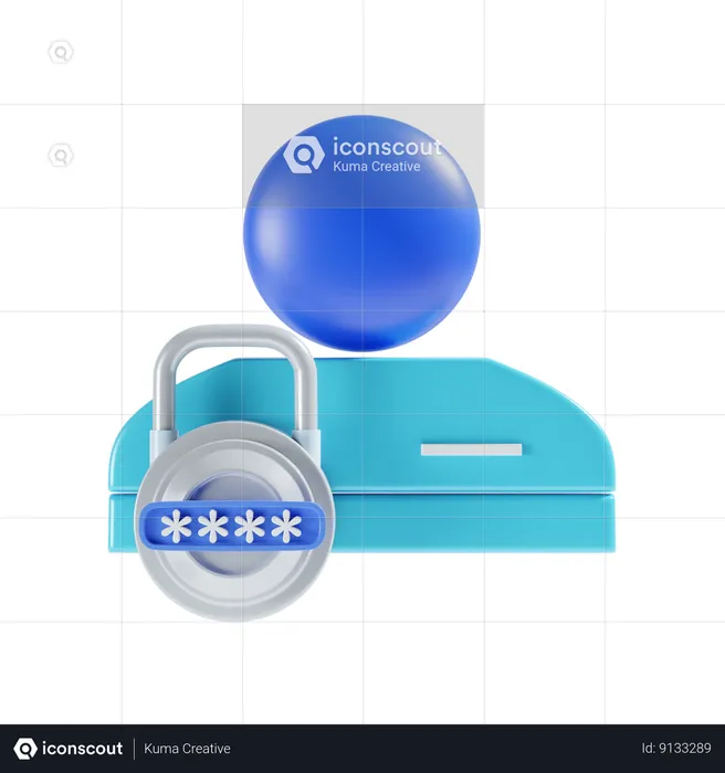Account Privacy  3D Icon