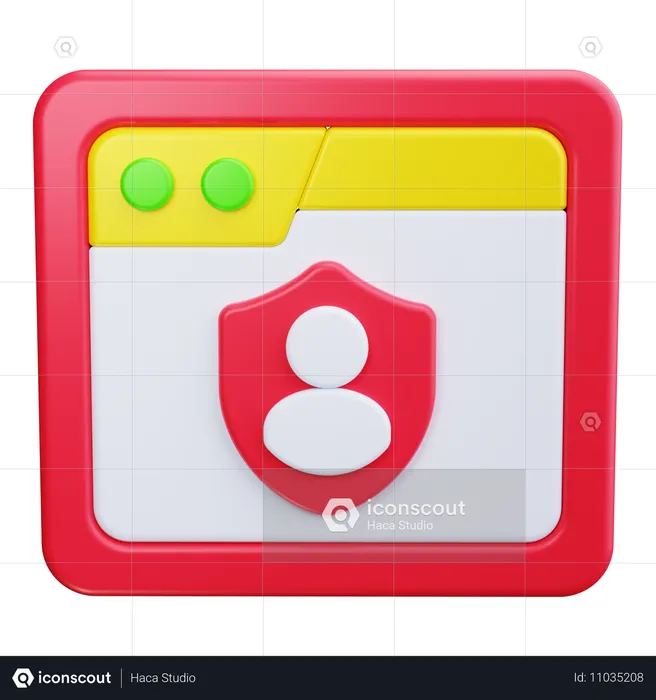 Account Protection  3D Icon