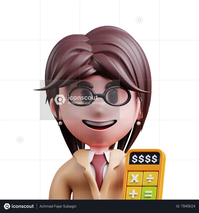 Accountant  3D Icon