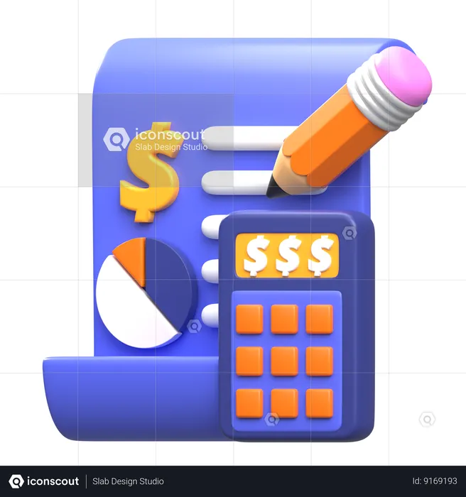 Accounting  3D Icon