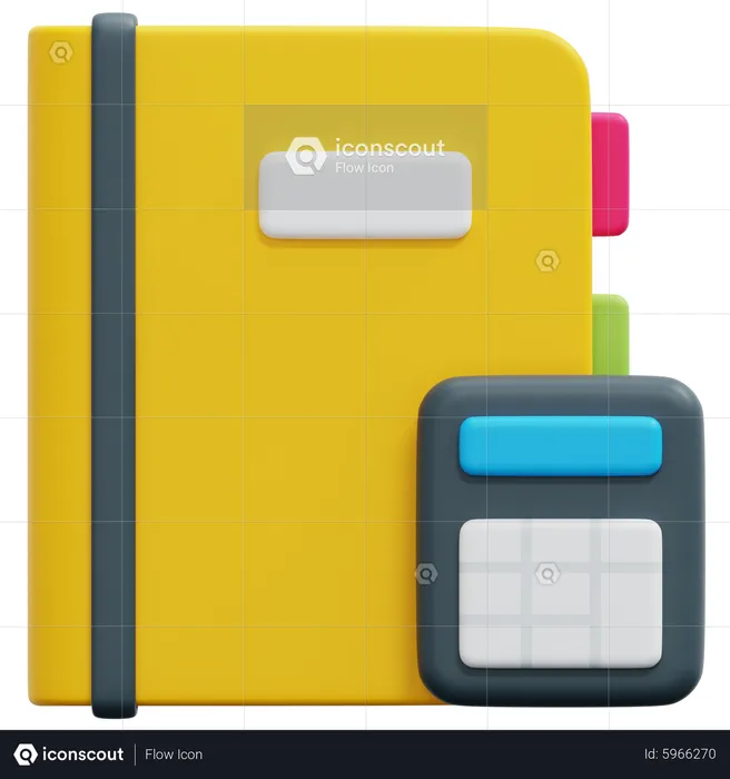 Accounting Book  3D Icon