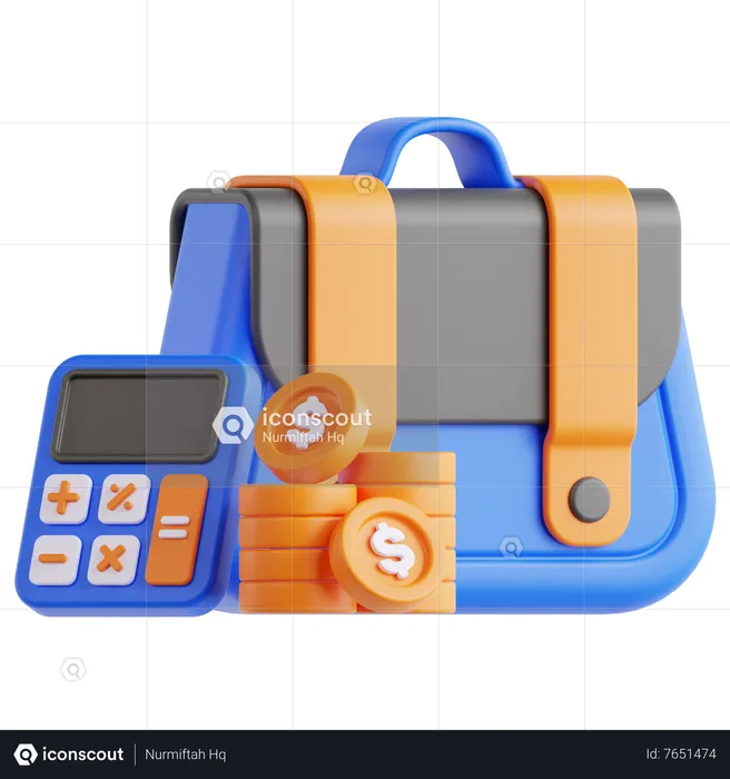 Accounting Job  3D Icon