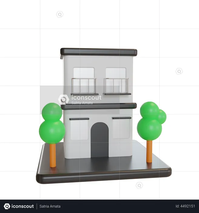 Maison  3D Illustration