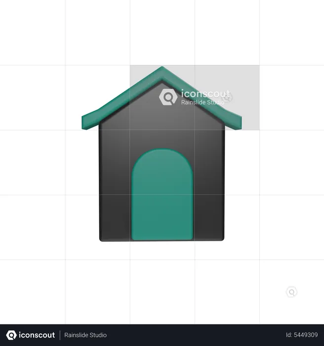 Maison  3D Icon