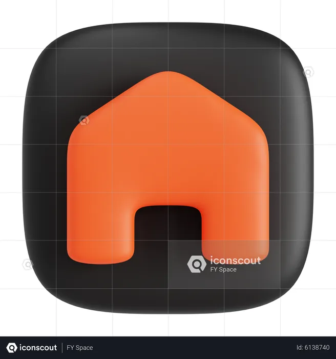 Maison  3D Icon