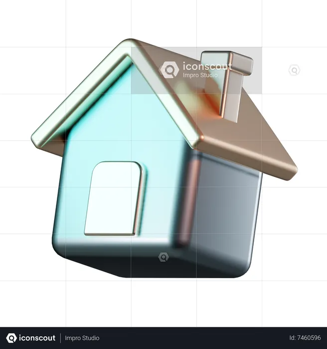 Maison  3D Icon