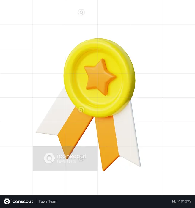 Achievement  3D Illustration
