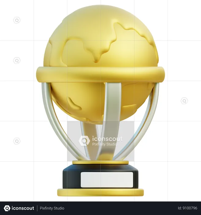 Achievement Trophy  3D Icon