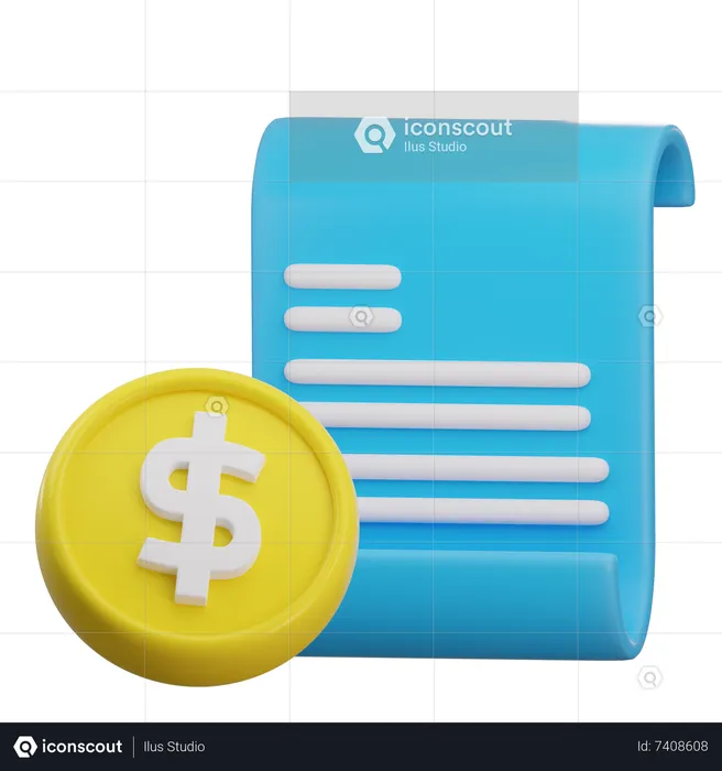 Acordo financeiro  3D Icon