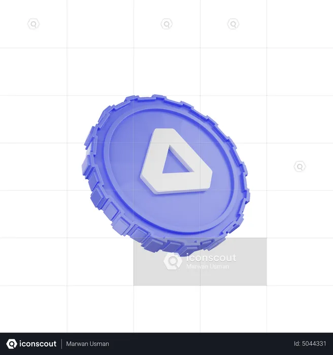Act Coin  3D Icon